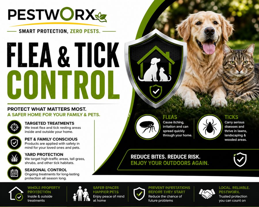 Pestworx Flea & Tick Control graphic